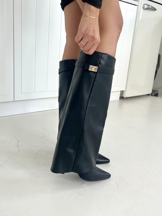 Bottes à talons - black