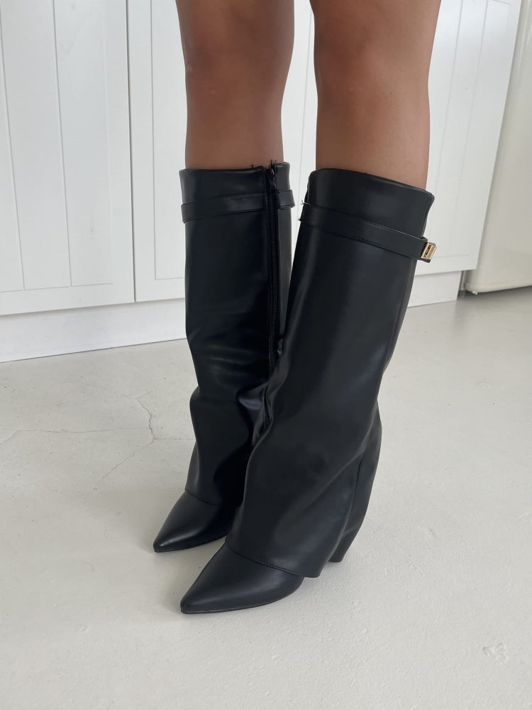 Bottes à talons - black